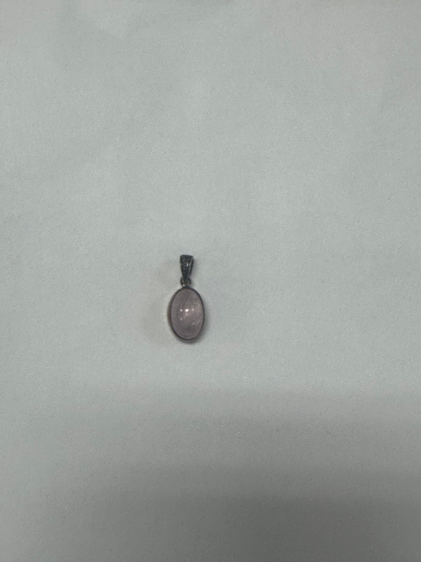 Morganite Sterling Silver Pendant Necklace Bali Design