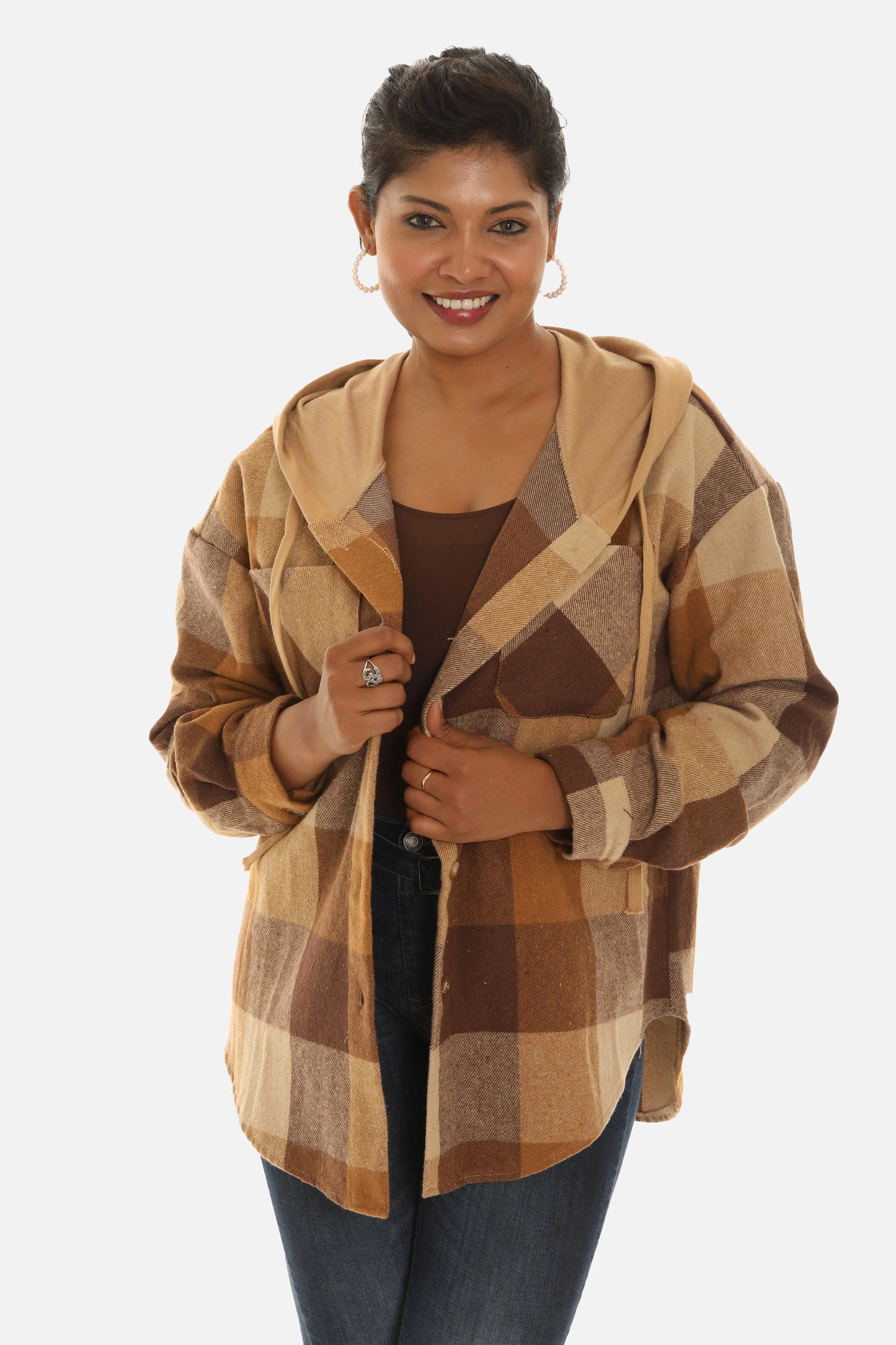 Plaid Hoodie Jacket guruscreation