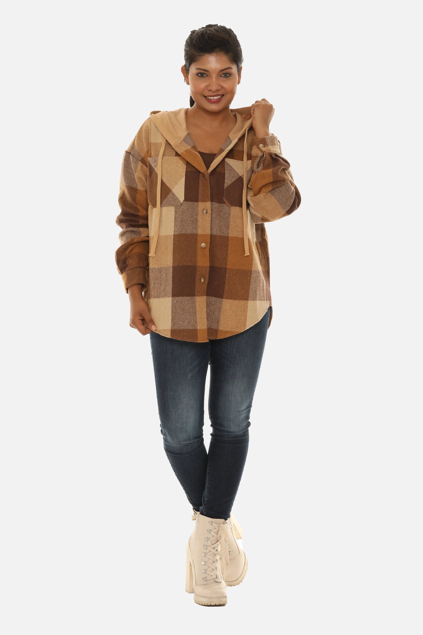 Plaid Hoodie Jacket guruscreation