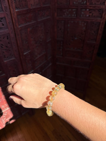 Golden Rutile Quartz 10mm Beaded Bracelet - alternate view 2