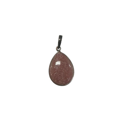 Rhodochrosite Sterling Silver Pendant Necklace