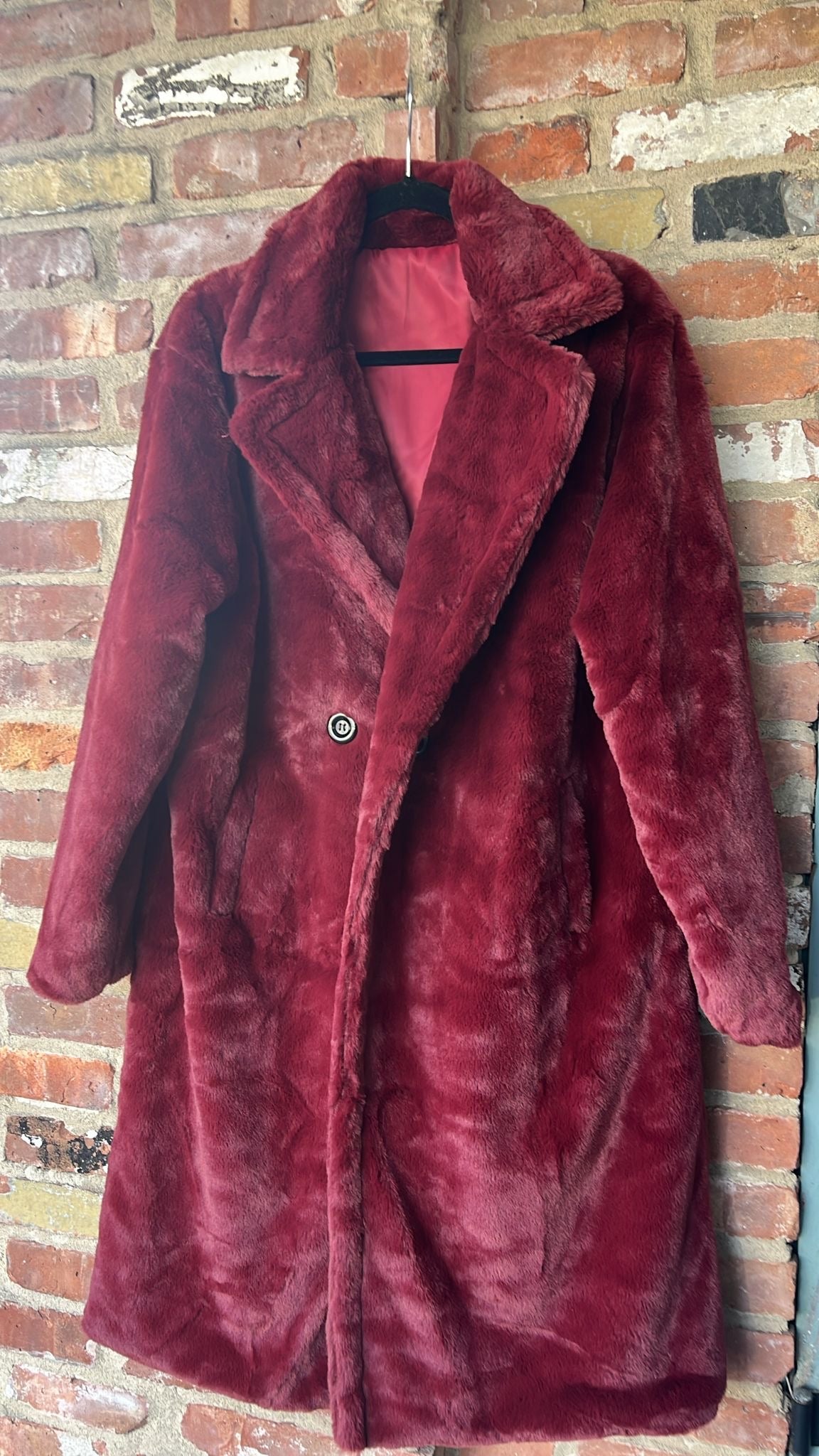 Burgundy Winter Coat