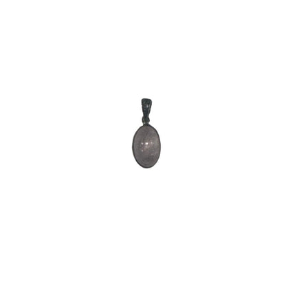 Morganite Sterling Silver Pendant Necklace Bali Design