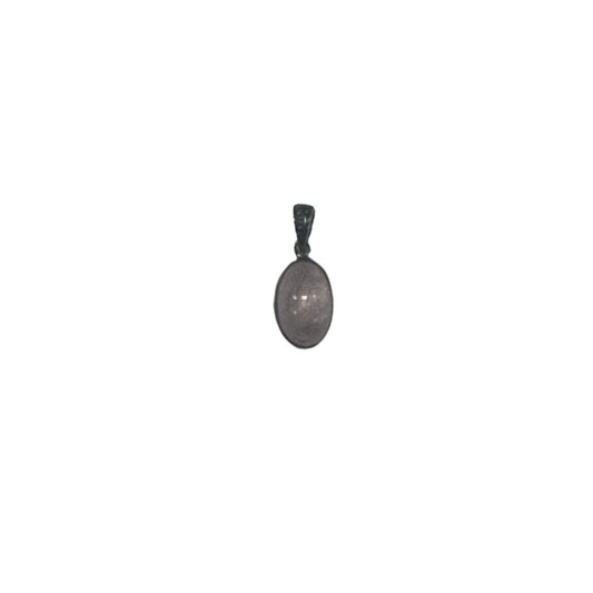 Morganite Sterling Silver Pendant Necklace Bali Design