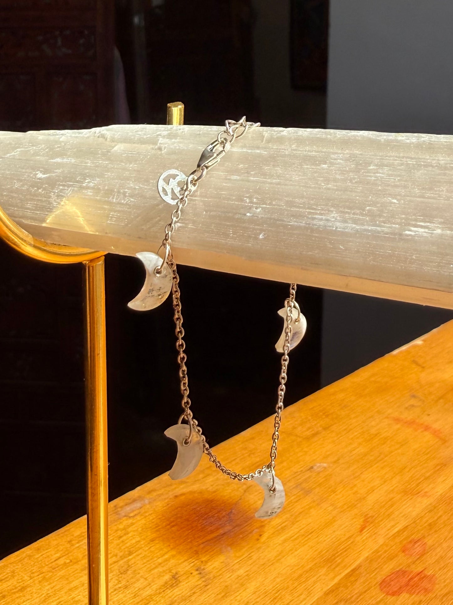 Moon Charm Bracelet