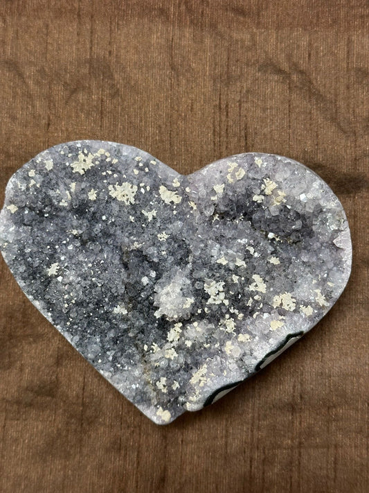 Blue Amethyst Heart
