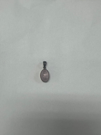Morganite Sterling Silver Pendant Necklace Bali Design - alternate view 3