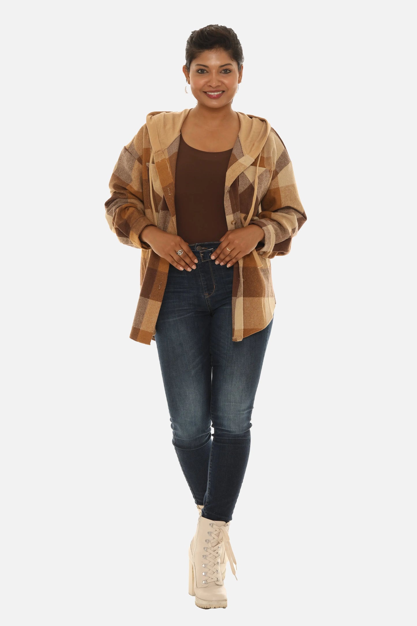 Plaid Hoodie Jacket guruscreation