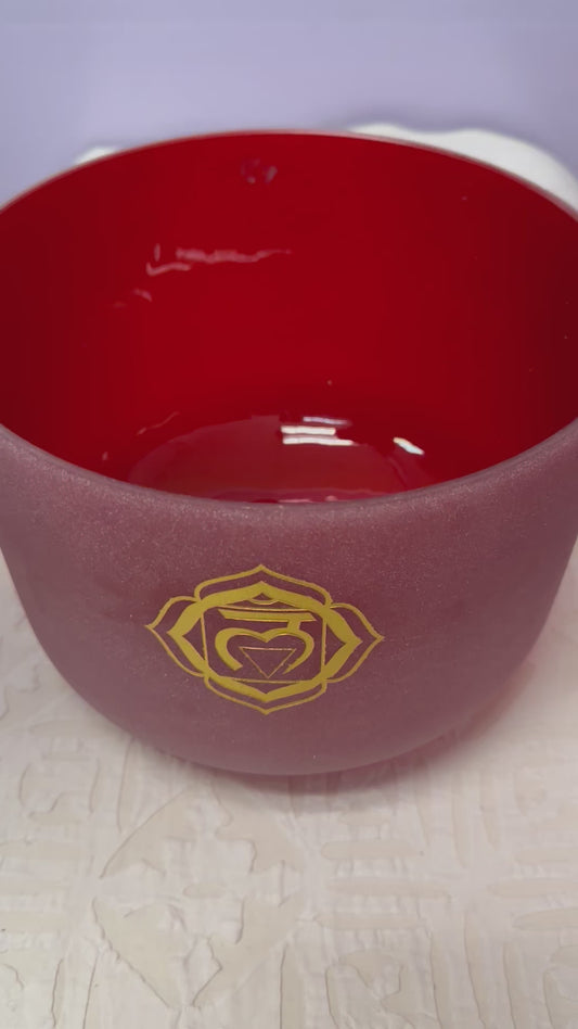 Root Chakra Crystal Sound Bowl