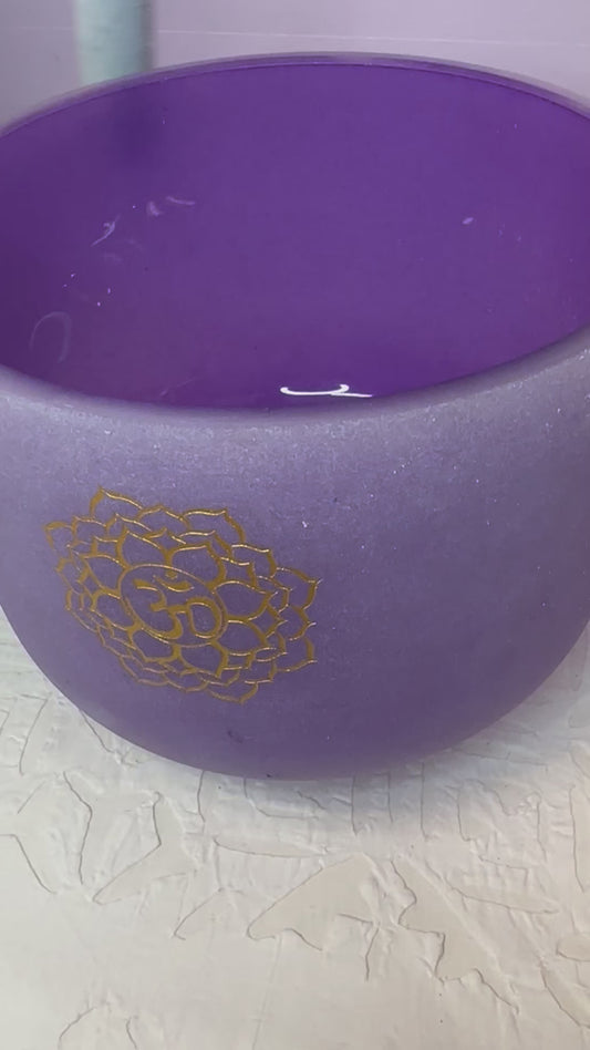 Crown Chakra Crystal Quartz Sound Bowl