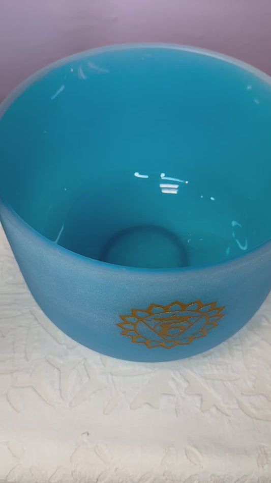 Throat Chakra Crystal Sound Bowl